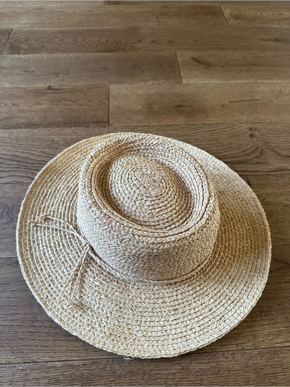 New NWOT Gigi Pip 100% Straw Hat 55 XS Classic